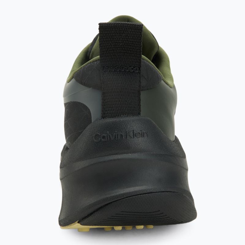 Herren-Sneaker Calvin Klein YM0YM01456 Chunky Runner Lace Up Mix Aop black/medieval forest/coal/lime 6