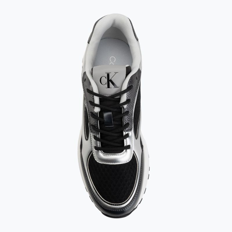 Herren Schuhe Calvin Klein YM0YM01402 Hike Runner Laceup Mesh Mix black/silver 5