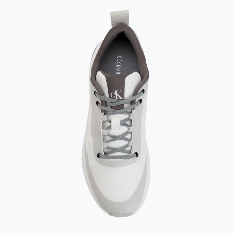 Herrenschuhe Calvin Klein Chunky Runner Laceup Mix Aop white/granite road/granite gray 5