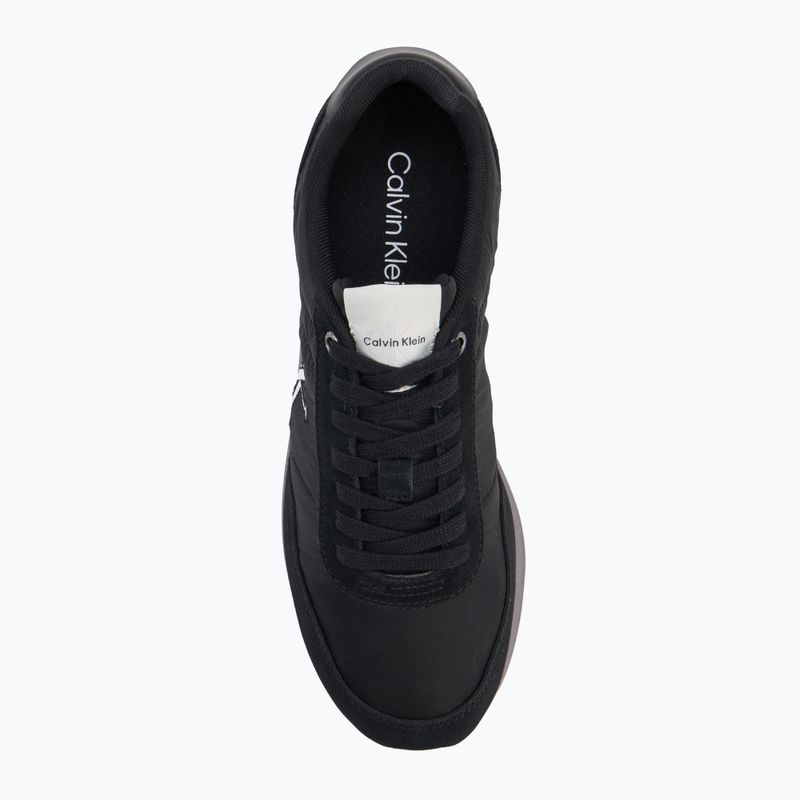 Herrenschuhe Calvin Klein YM0YM01361 Retro Runner Ess Mix Mat black/stormfront/vaporous white 5