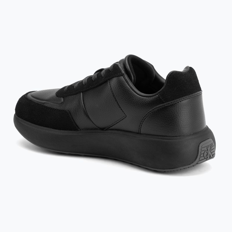 Herrenschuhe Calvin Klein HM0HM02033 City Runner Laceup Tape Leather triple black 3