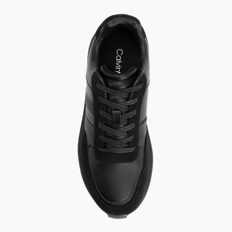 Herrenschuhe Calvin Klein HM0HM02033 City Runner Laceup Tape Leather triple black 5