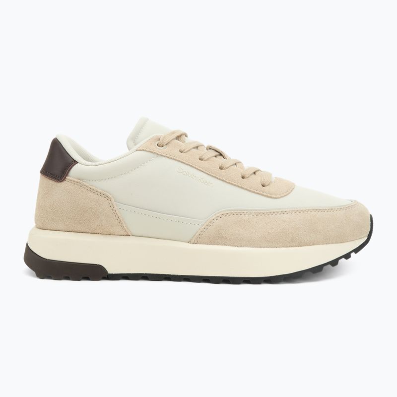 Herrenschuhe Calvin Klein HM0HM01714 Low-Top Schnürschuh silvermoss/vaporous white/burgundy 2