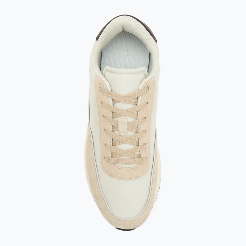 Herrenschuhe Calvin Klein HM0HM01714 Low-Top Schnürschuh silvermoss/vaporous white/burgundy 5