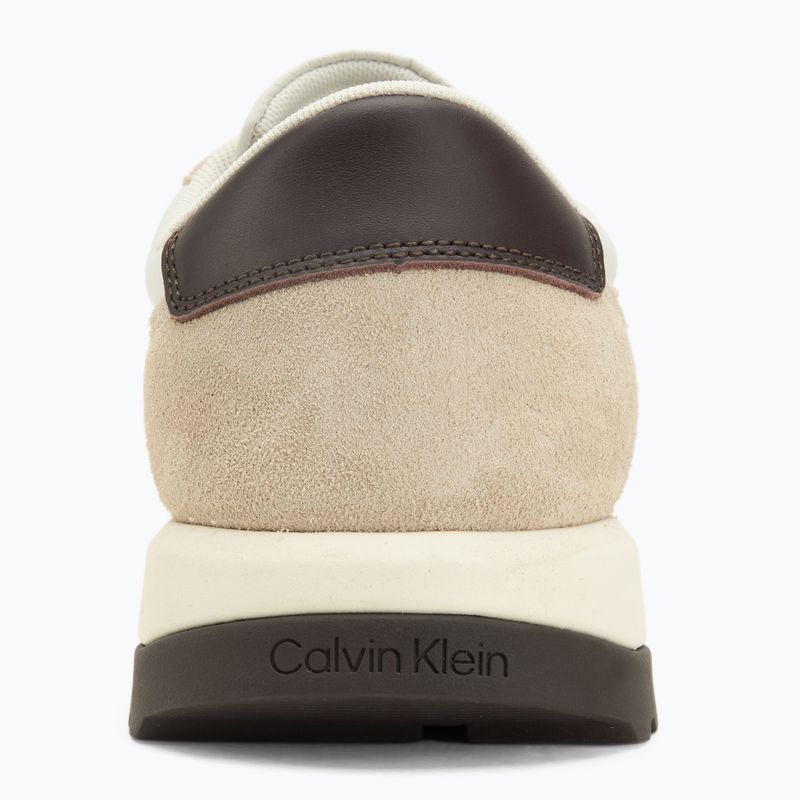 Herrenschuhe Calvin Klein HM0HM01714 Low-Top Schnürschuh silvermoss/vaporous white/burgundy 6
