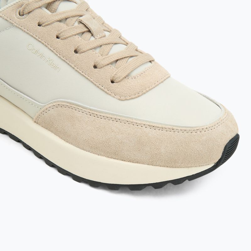 Herrenschuhe Calvin Klein HM0HM01714 Low-Top Schnürschuh silvermoss/vaporous white/burgundy 7