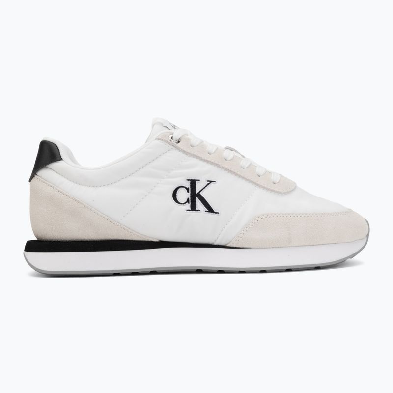Damenschuhe Calvin Klein YW0YW01990 Retro Runner Lace Up Nylon MG bright white/black 2