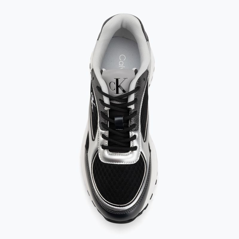 Damenschuhe Calvin Klein YW0YW02063 Hike Runner Lace Up Mesh Mix black/silver 5