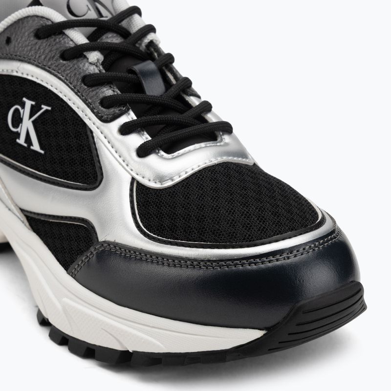 Damenschuhe Calvin Klein YW0YW02063 Hike Runner Lace Up Mesh Mix black/silver 7
