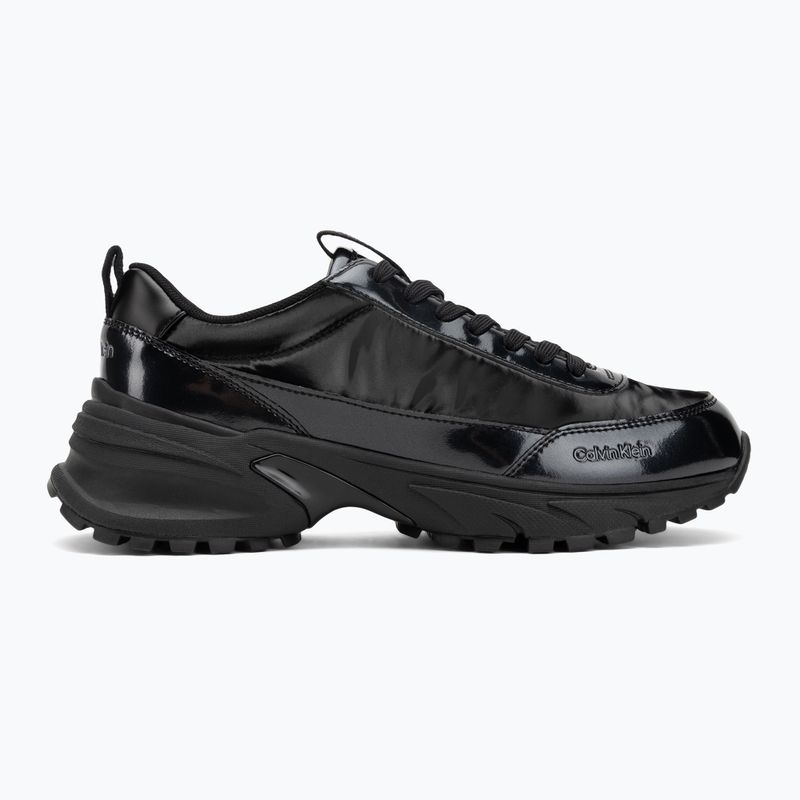 Damen Sneaker Calvin Klein YW0YW02043 Hike Runner Lace Up Pearl Nylon triple black 2