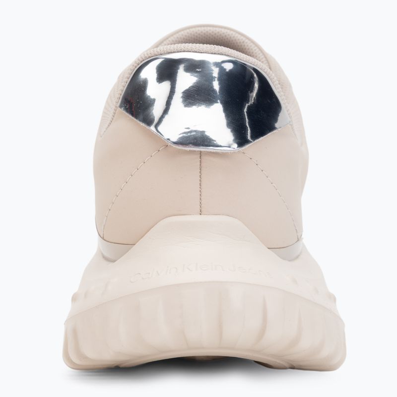Damenschuhe Calvin Klein YW0YW02016 Eva Runner Lace Up Mat Mix 0GN stony beige/turtle dove/silver 6