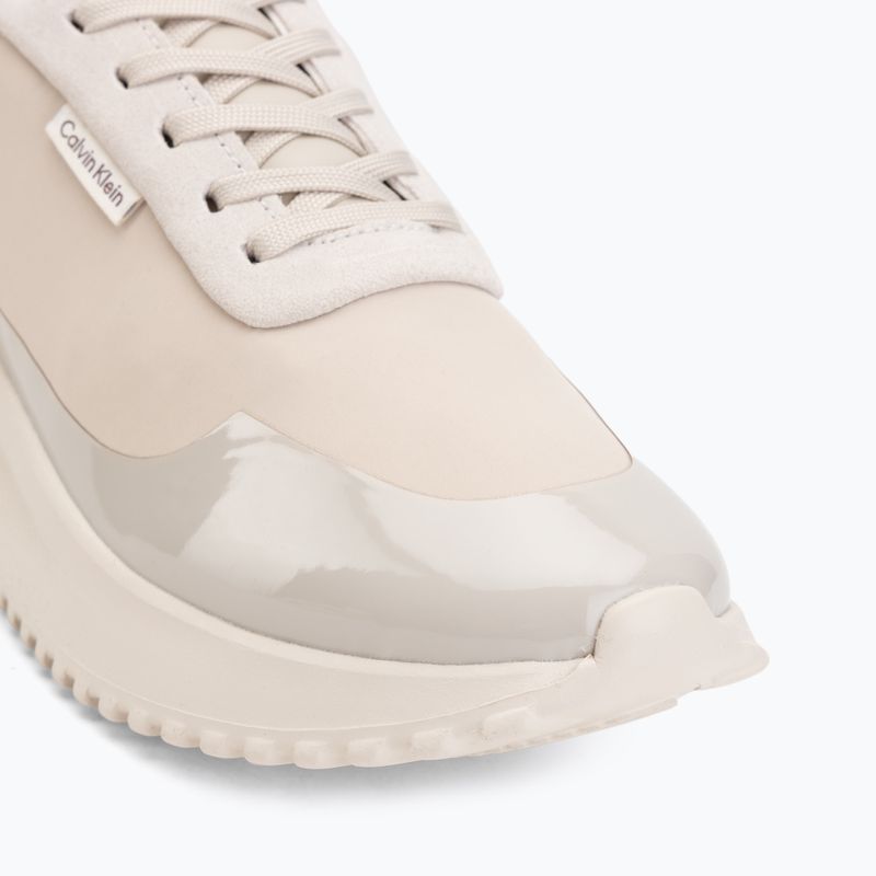 Damenschuhe Calvin Klein YW0YW02016 Eva Runner Lace Up Mat Mix 0GN stony beige/turtle dove/silver 7