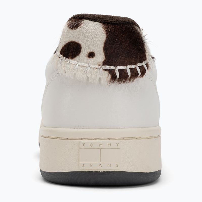 Damenschuhe Tommy Hilfiger Archive 98 Calf Hair Tab ecru/dark coffee 6