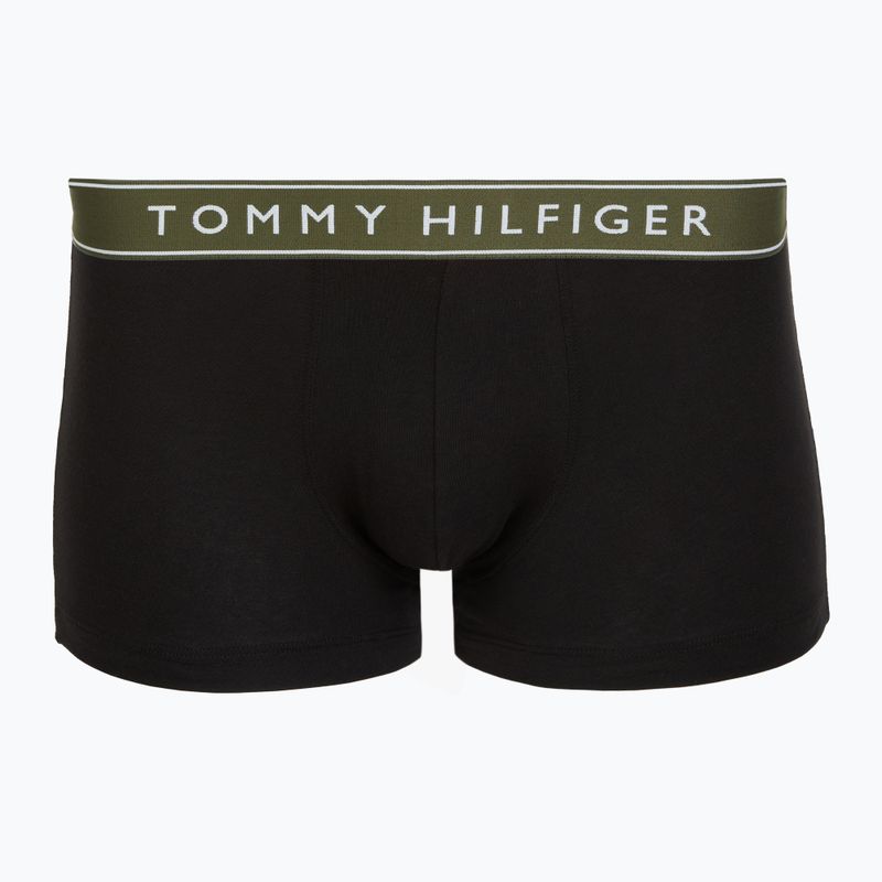 Boxershorts Tommy Hilfiger Trunk WB 3 pairs brick blue/terra red/army green 4