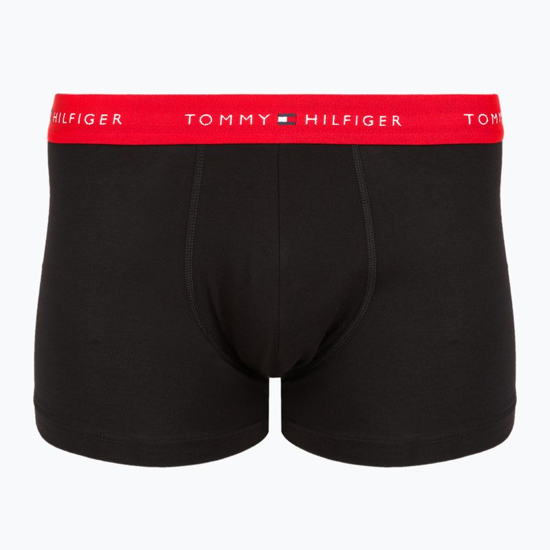 Boxershorts Tommy Hilfiger Trunk WB 7 Paar blk/mid red/aegean sea/dsrt sky/blu jeans/f r/wht 7