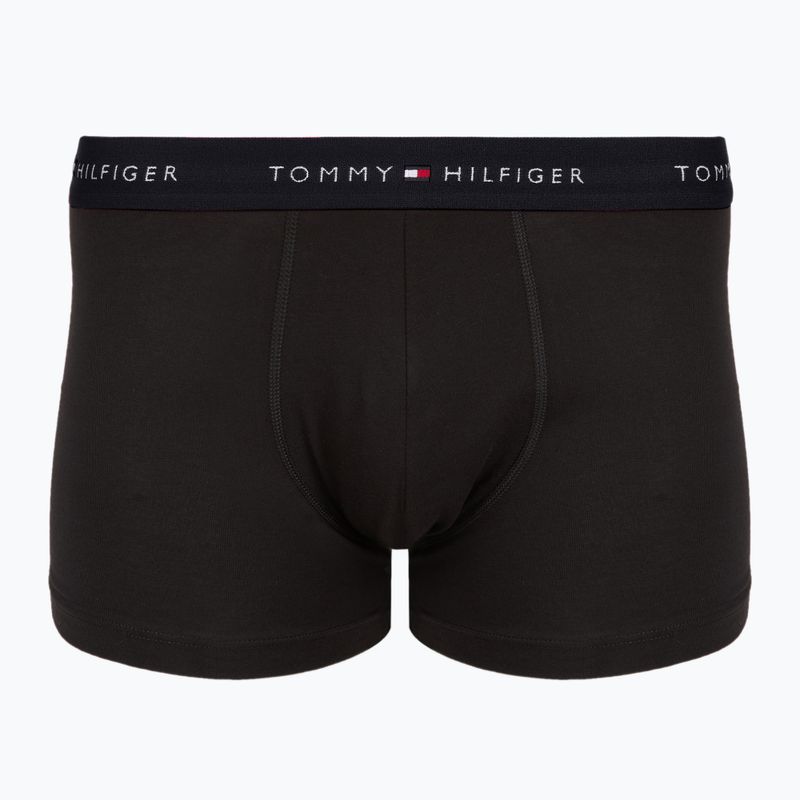Boxershorts Tommy Hilfiger Trunk WB 7 Paar blk/mid red/aegean sea/dsrt sky/blu jeans/f r/wht 9