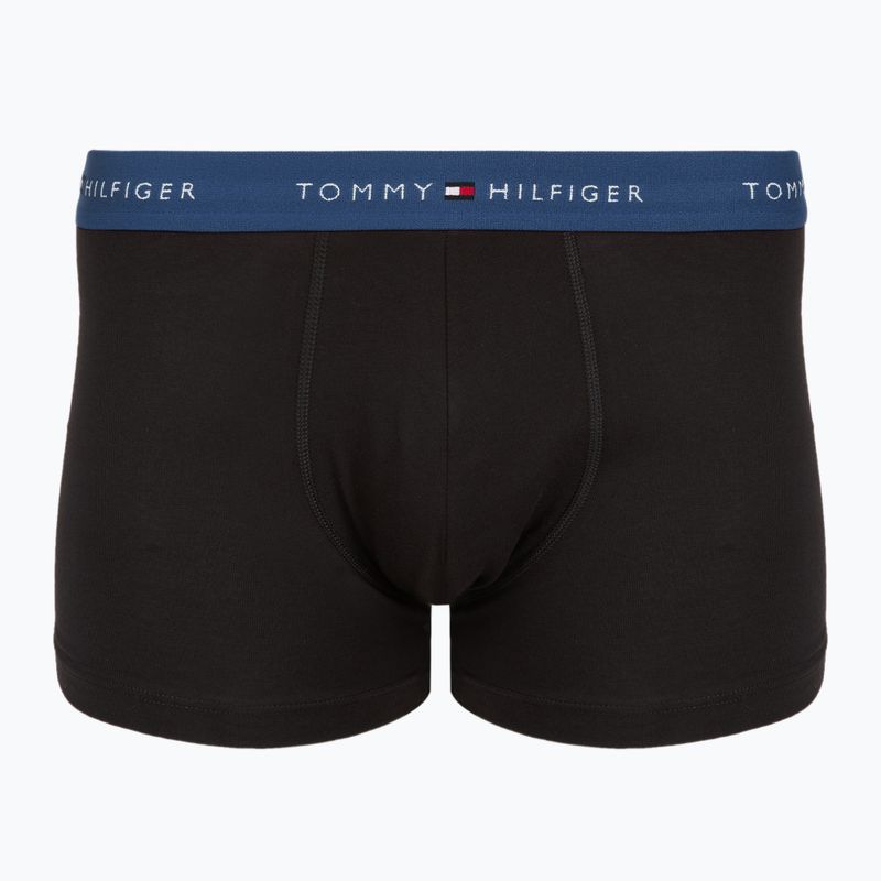 Boxershorts Tommy Hilfiger Trunk WB 7 pairs blk/mid red/aegean sea/dsrt sky/blu jeans/f r/wht 10