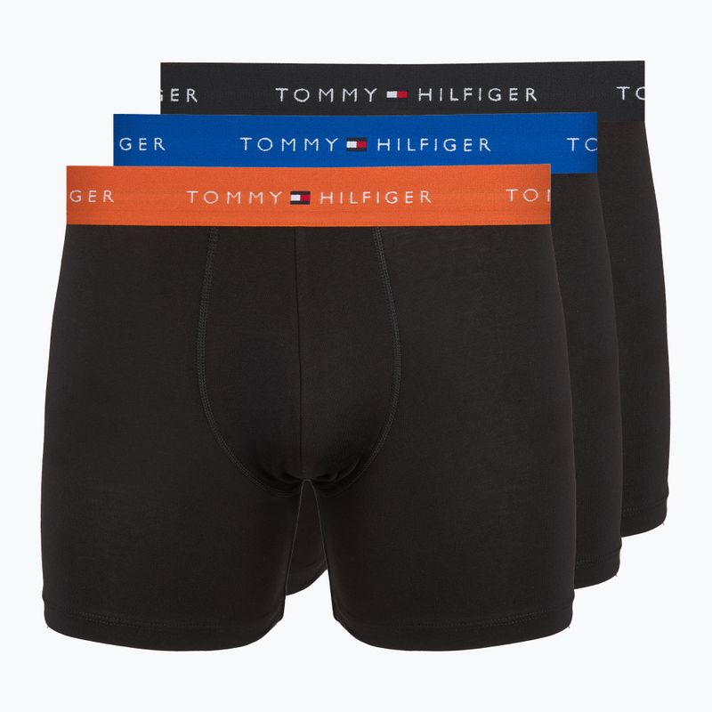Herren-Boxershorts Tommy Hilfiger Brief 3 Paare reg blue/bon orange/black