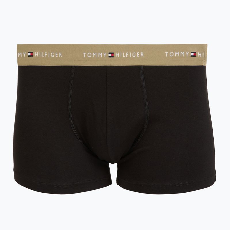Herrenboxershorts Tommy Hilfiger Trunk WB 3 pairs black/citronella/woodridge 3