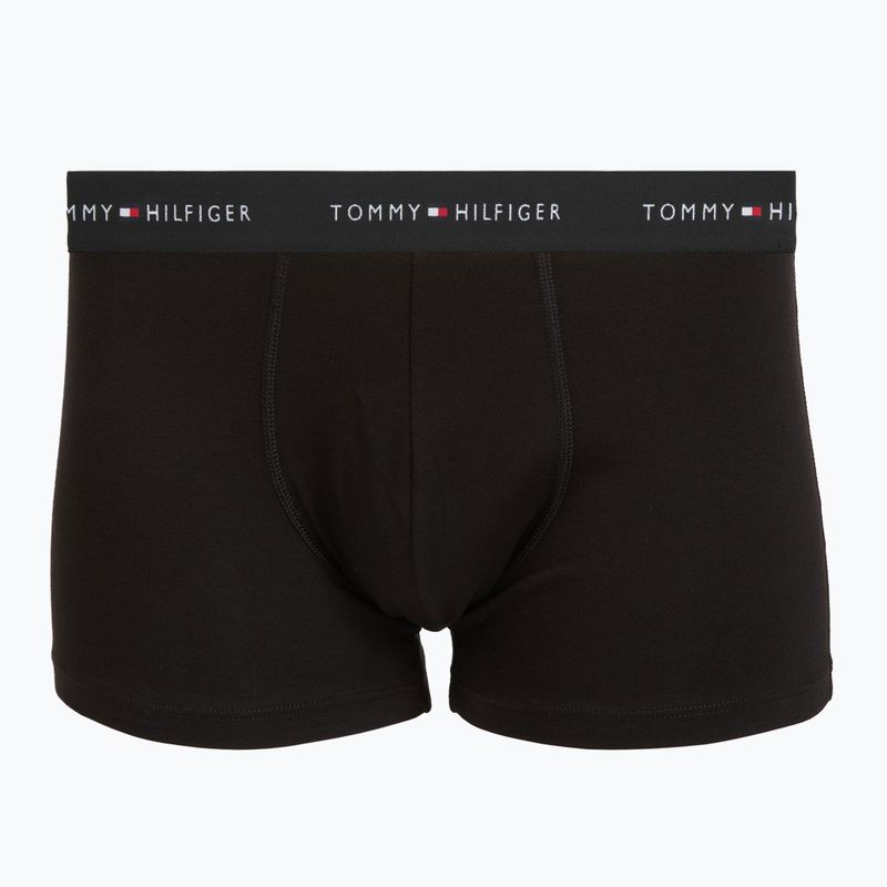 Herrenboxershorts Tommy Hilfiger Trunk WB 3 pairs black/citronella/woodridge 4