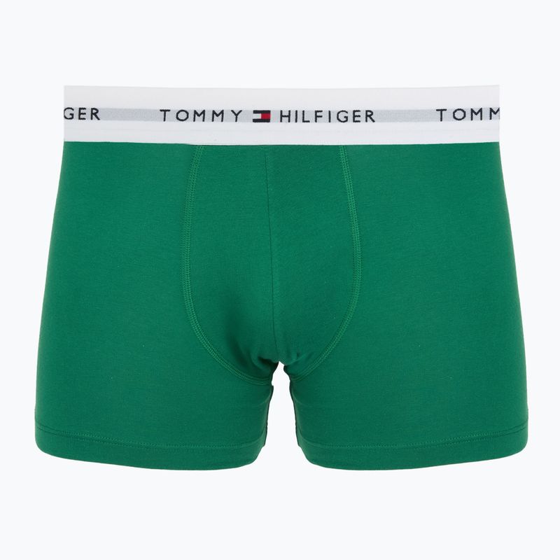 Herrenboxershorts Tommy Hilfiger Trunk 3 pairs army green/prp nvy/nov grn 2