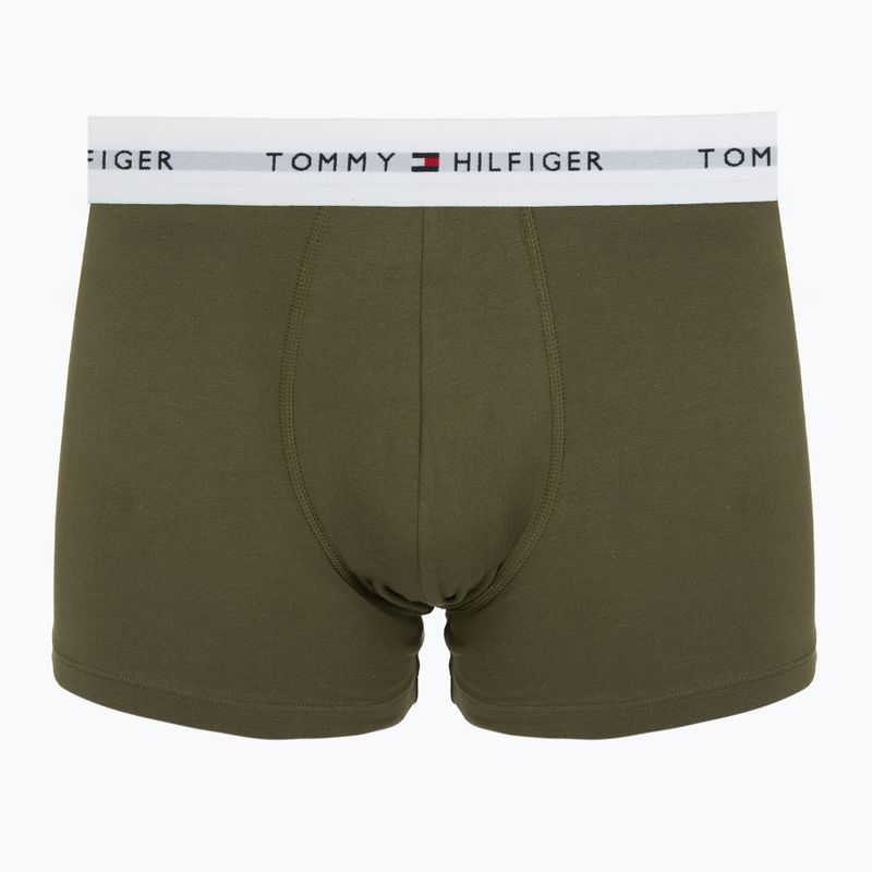 Herrenboxershorts Tommy Hilfiger Trunk 3 pairs army green/prp nvy/nov grn 6