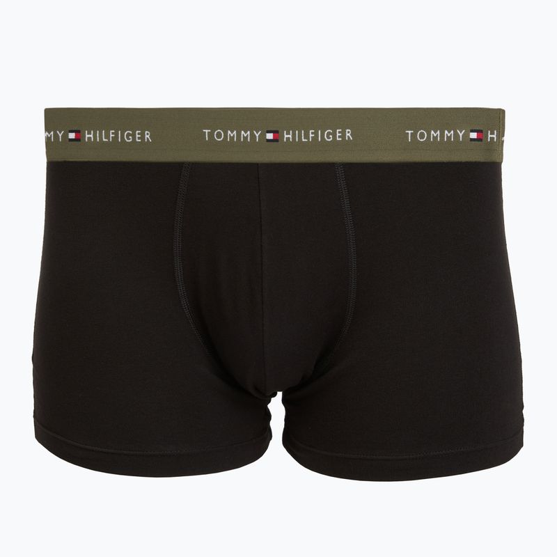 Herrenboxershorts Tommy Hilfiger Trunk WB 3 pairs army green/wdg blue/ptch blue 3