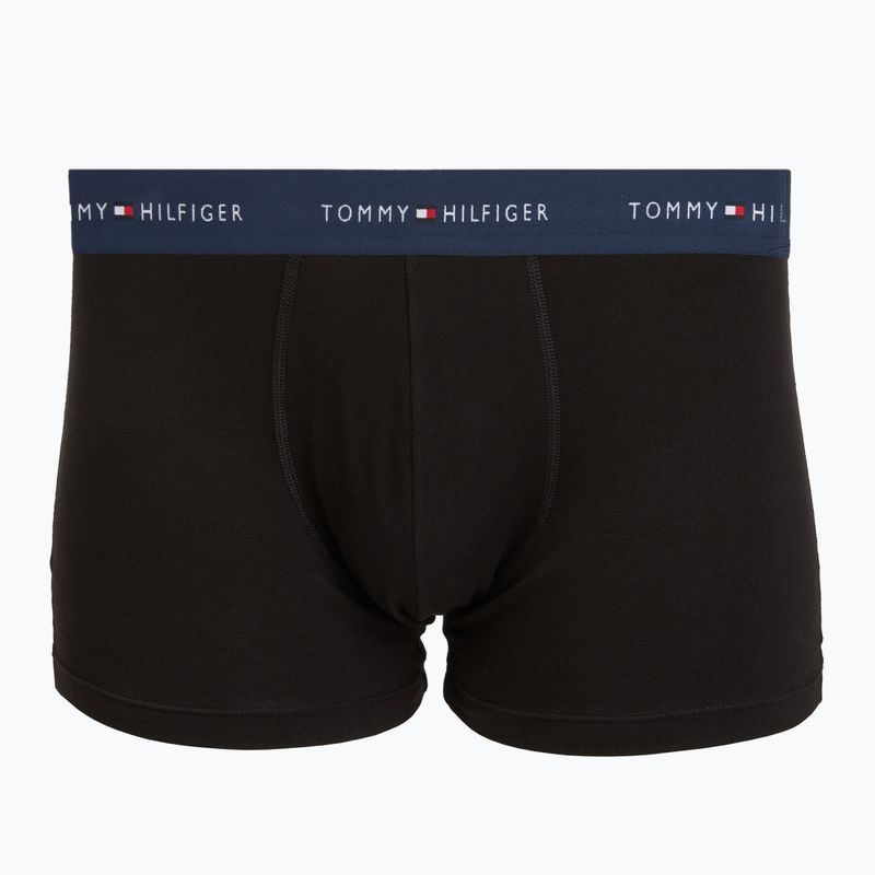 Herrenboxershorts Tommy Hilfiger Trunk WB 3 pairs army green/wdg blue/ptch blue 4