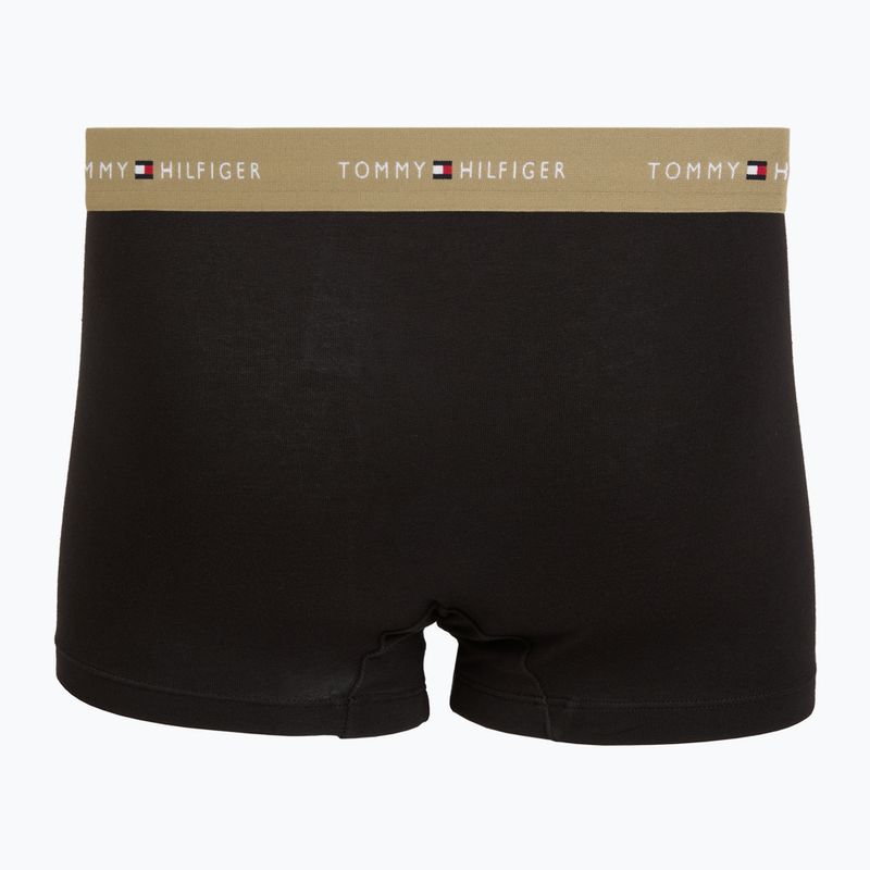 Herrenboxershorts Tommy Hilfiger Trunk WB 3 pairs army green/wdg blue/ptch blue 5