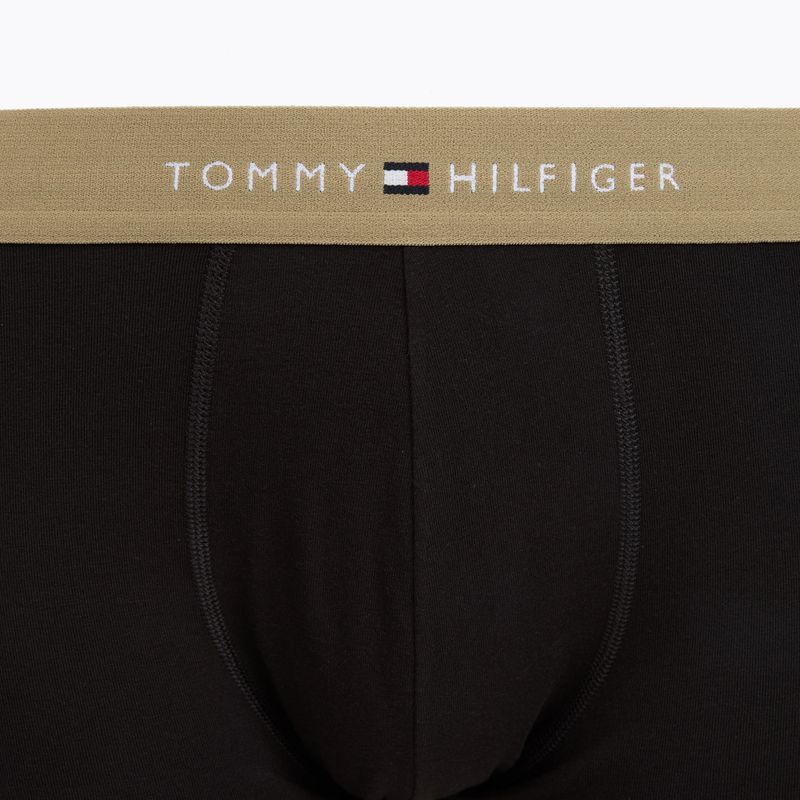 Herrenboxershorts Tommy Hilfiger Trunk WB 3 pairs army green/wdg blue/ptch blue 6