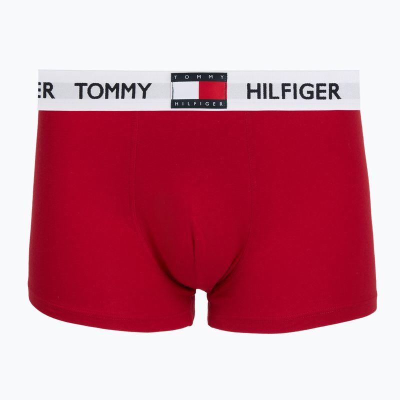 Herrenboxershorts Tommy Hilfiger Trunk medium red/white/navy blue 3