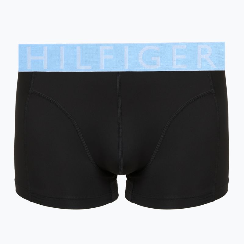 Herrenboxershorts Tommy Hilfiger Trunk WB Cooling Technology 3 steam tra rd/brz blue/jde wnk 2