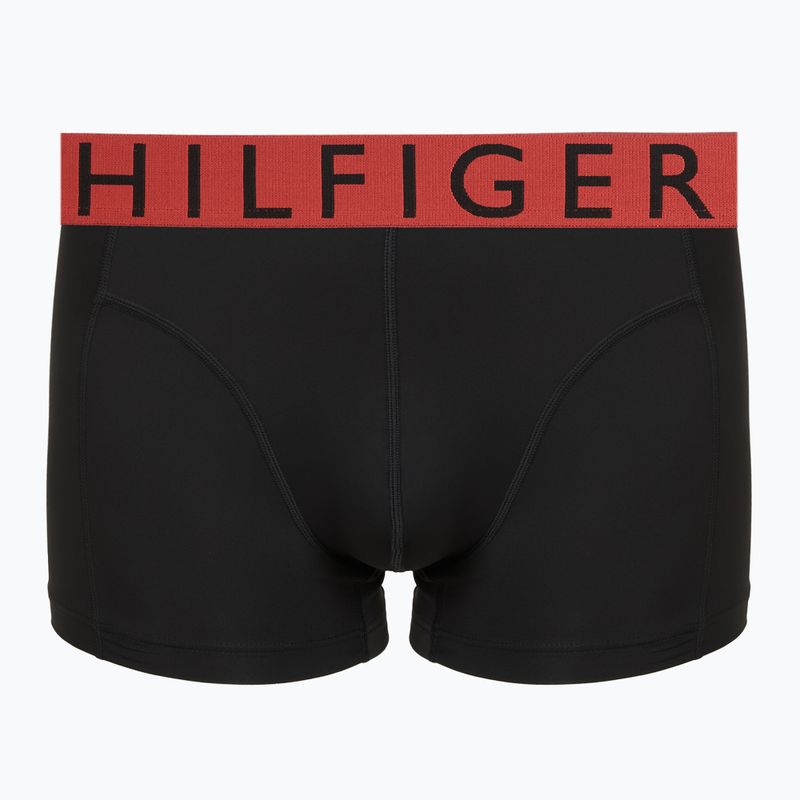 Herrenboxershorts Tommy Hilfiger Trunk WB Cooling Technology 3 steam tra rd/brz blue/jde wnk 6
