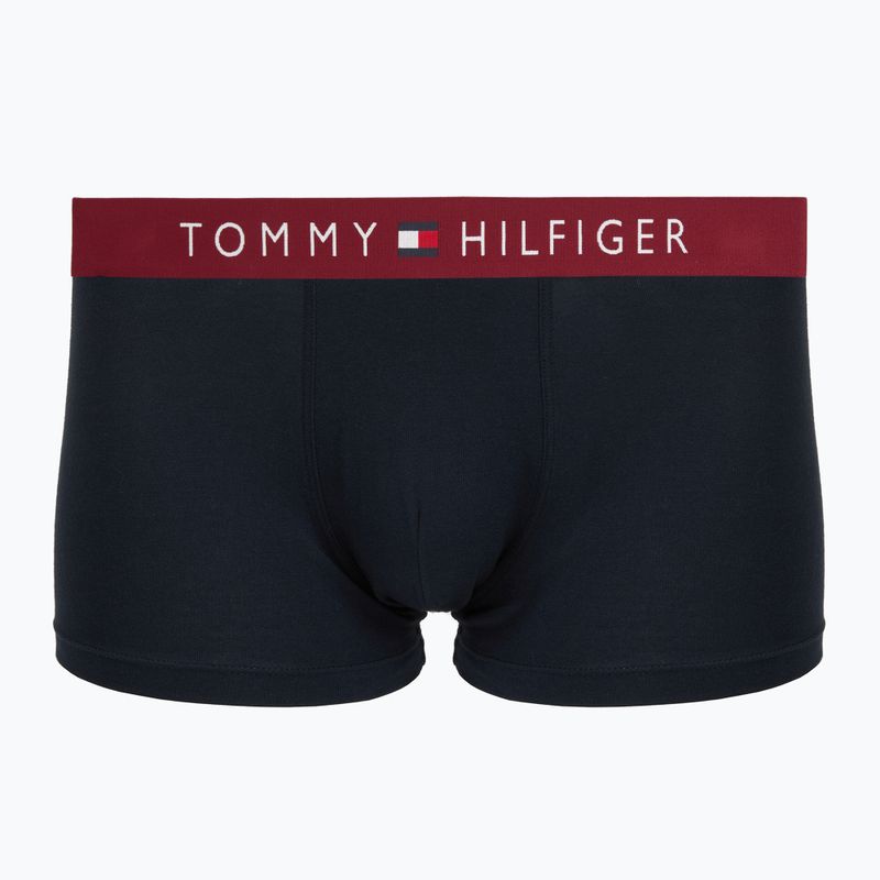 Herrenboxershorts Tommy Hilfiger Trunk WB 3 pairs dark ash/brzy blue/rouge 4
