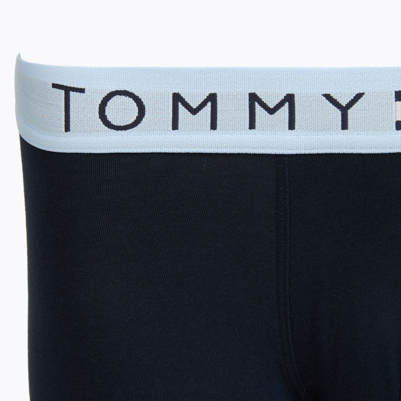 Herrenboxershorts Tommy Hilfiger Trunk WB 3 pairs dark ash/brzy blue/rouge 6