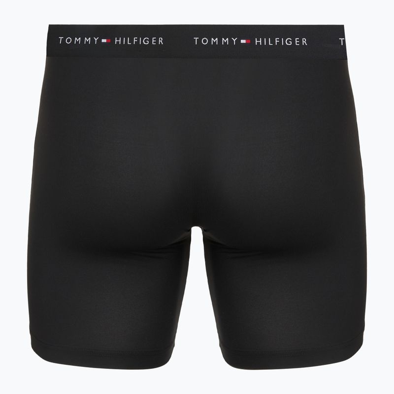 Herrenboxershorts Tommy Hilfiger Micro Long 3 pack black/black/black 3