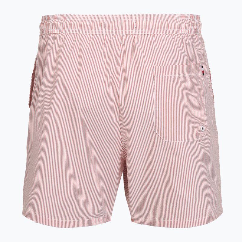 Herren-Badeshorts Tommy Hilfiger Medium Drawstring Ithaca terra red/ecru ithaca 2