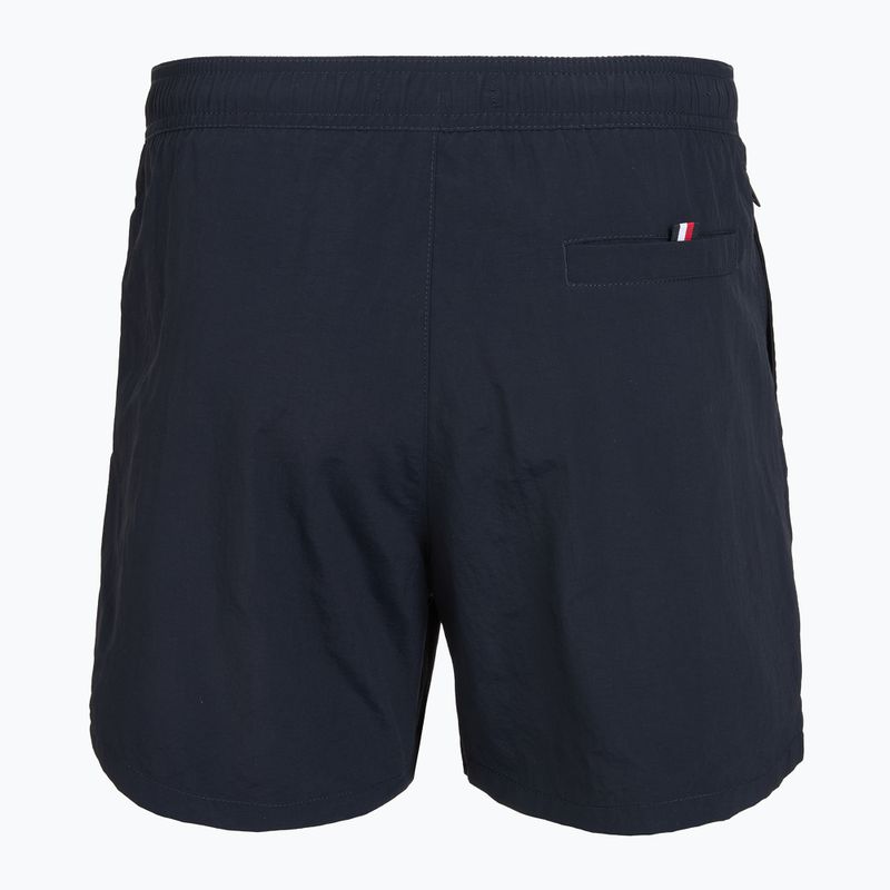Herren-Badeshorts Tommy Hilfiger Medium Drawstring Zip Pocket desert sky 2