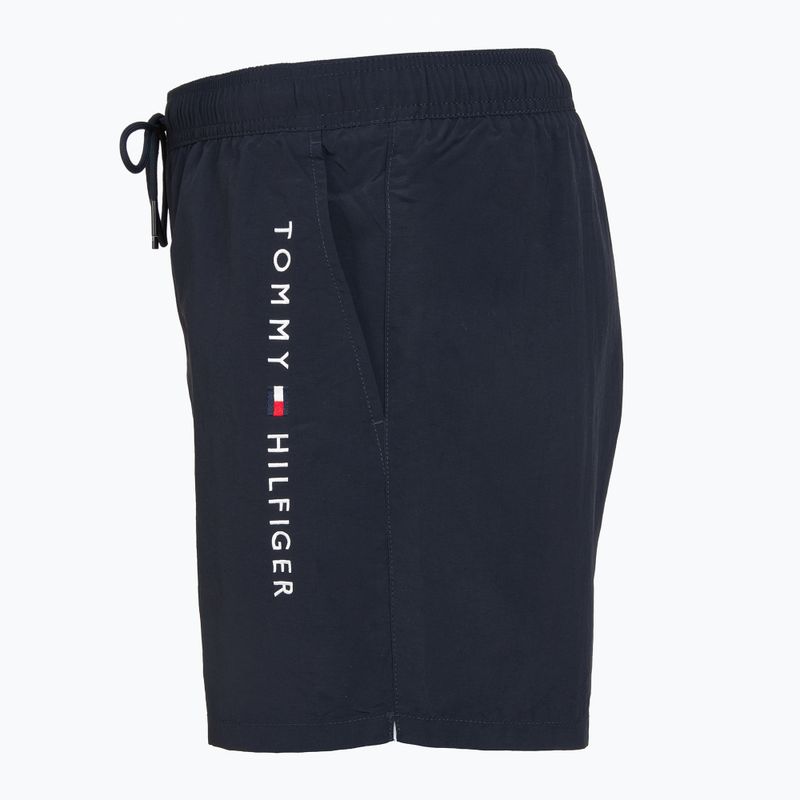 Herren-Badeshorts Tommy Hilfiger Medium Drawstring Zip Pocket desert sky 3