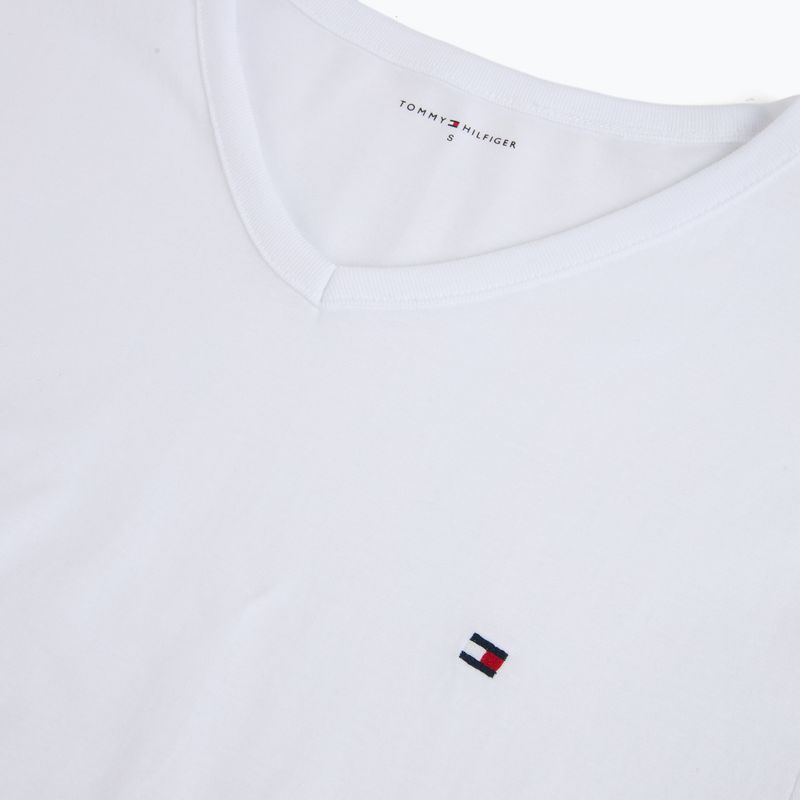 Herren-Shirt Tommy Hilfiger Cotton V-Neck white/white/white 4
