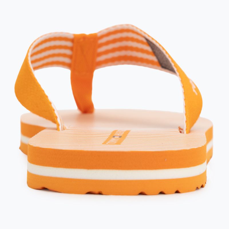 Damen Zehentrenner Tommy Hilfiger Ithaca Stripe Summer orange hype 6