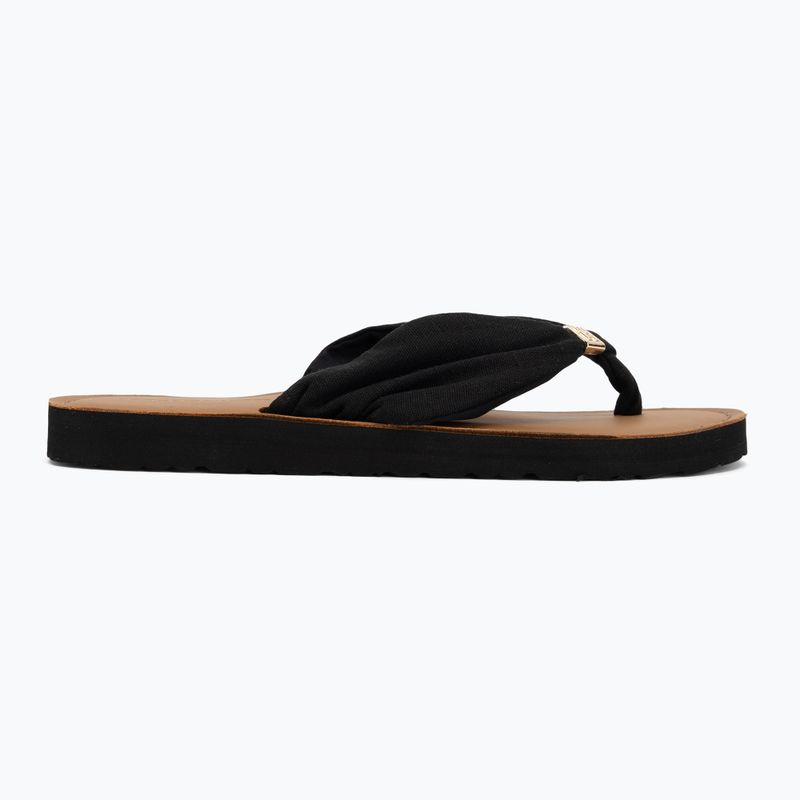 Damen Zehentrenner Tommy Hilfiger Footbed Summer Sandal Leather black 2