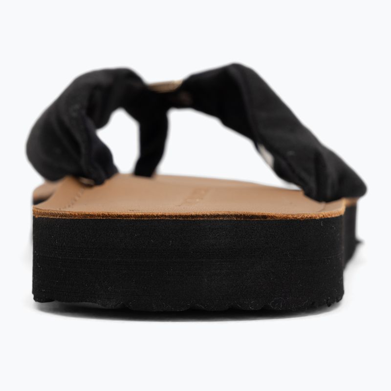 Damen Zehentrenner Tommy Hilfiger Footbed Summer Sandal Leather black 6