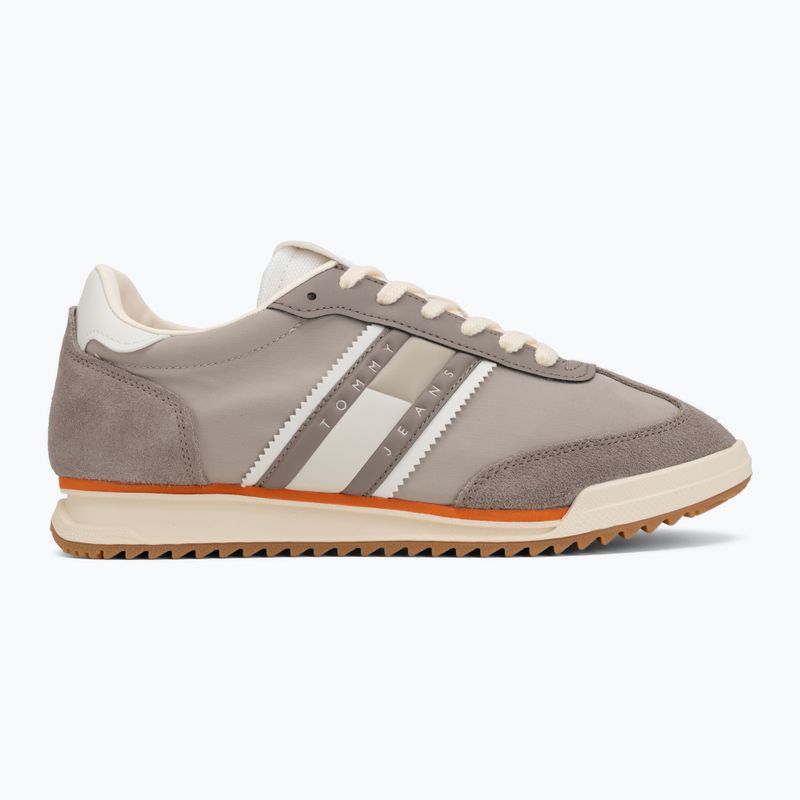 Herren Schuhe Tommy Jeans Retro Runner Cleated Mix porcini taupe 2