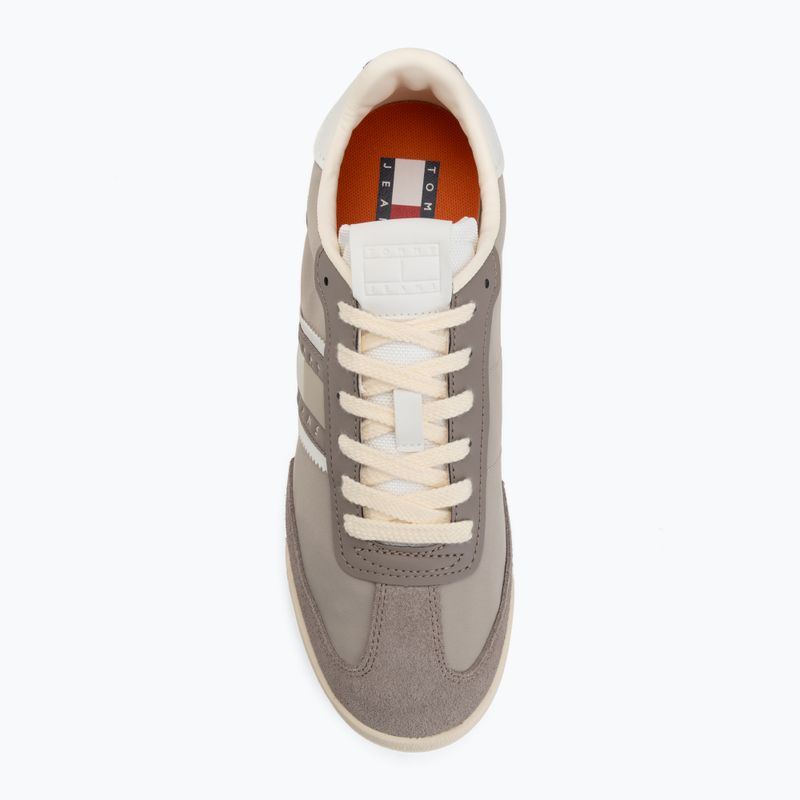 Herren Schuhe Tommy Jeans Retro Runner Cleated Mix porcini taupe 5