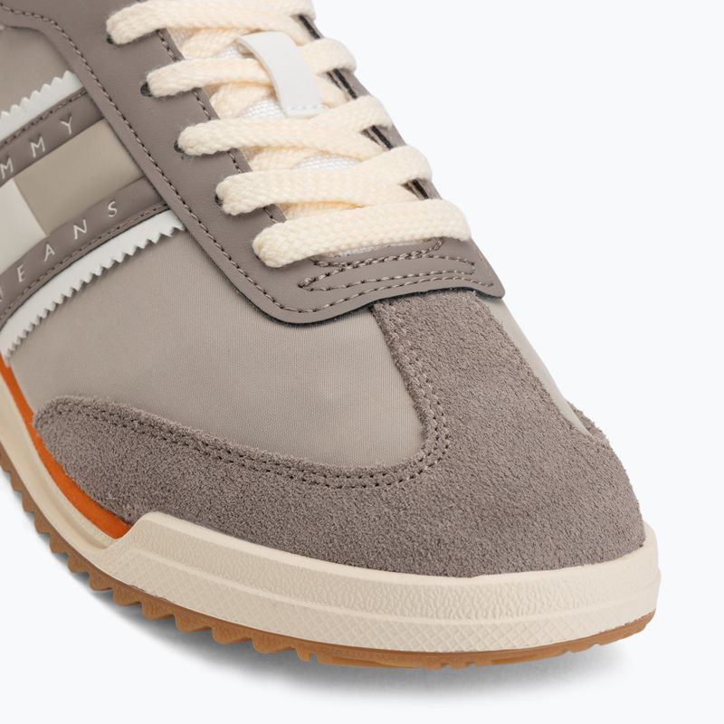 Herren Schuhe Tommy Jeans Retro Runner Cleated Mix porcini taupe 7