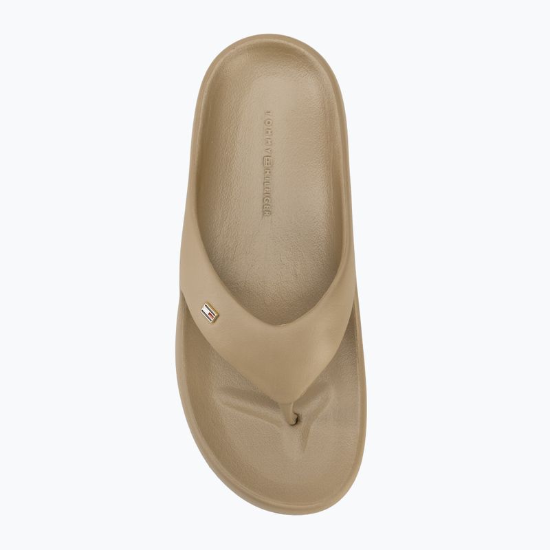 Damen Zehentrenner Tommy Hilfiger Pearlized Summer Sandal safari canvas pearlized 5
