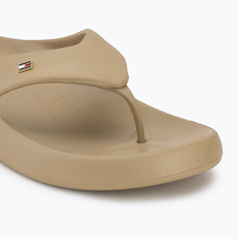 Damen Zehentrenner Tommy Hilfiger Pearlized Summer Sandal safari canvas pearlized 7