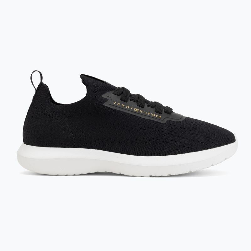 Damen Schuhe Tommy Hilfiger Knit Extralight Runner black 2