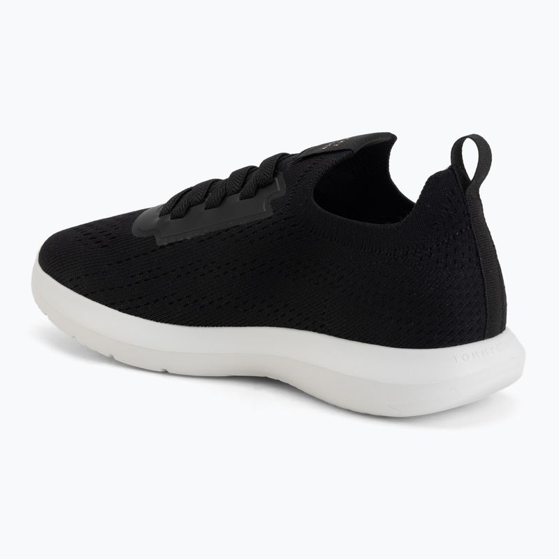 Damen Schuhe Tommy Hilfiger Knit Extralight Runner black 3